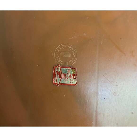 Pair of Vintage Florentine Italy Norleans Italian Wall Art - Picture 3 of 3